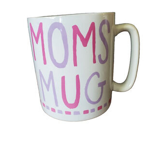 Old Pottery Comapny XL MOMS MUG - She Knows Best Adults White Birds Mother's Day